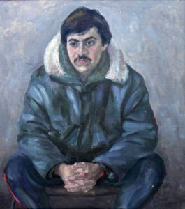 В. Митин. Портрет Абрамова Андрея Борисовича, 1986, холст, масло, 95х85